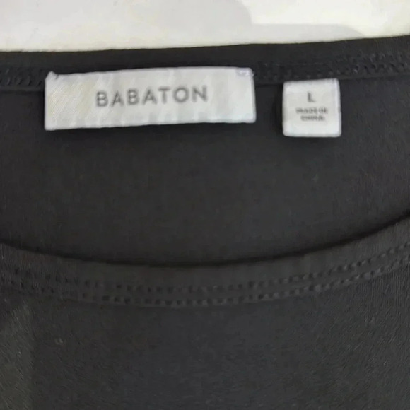 Aritzia Babaton Women's Black Dennen Shirt Size Large - Picture 4 of 6